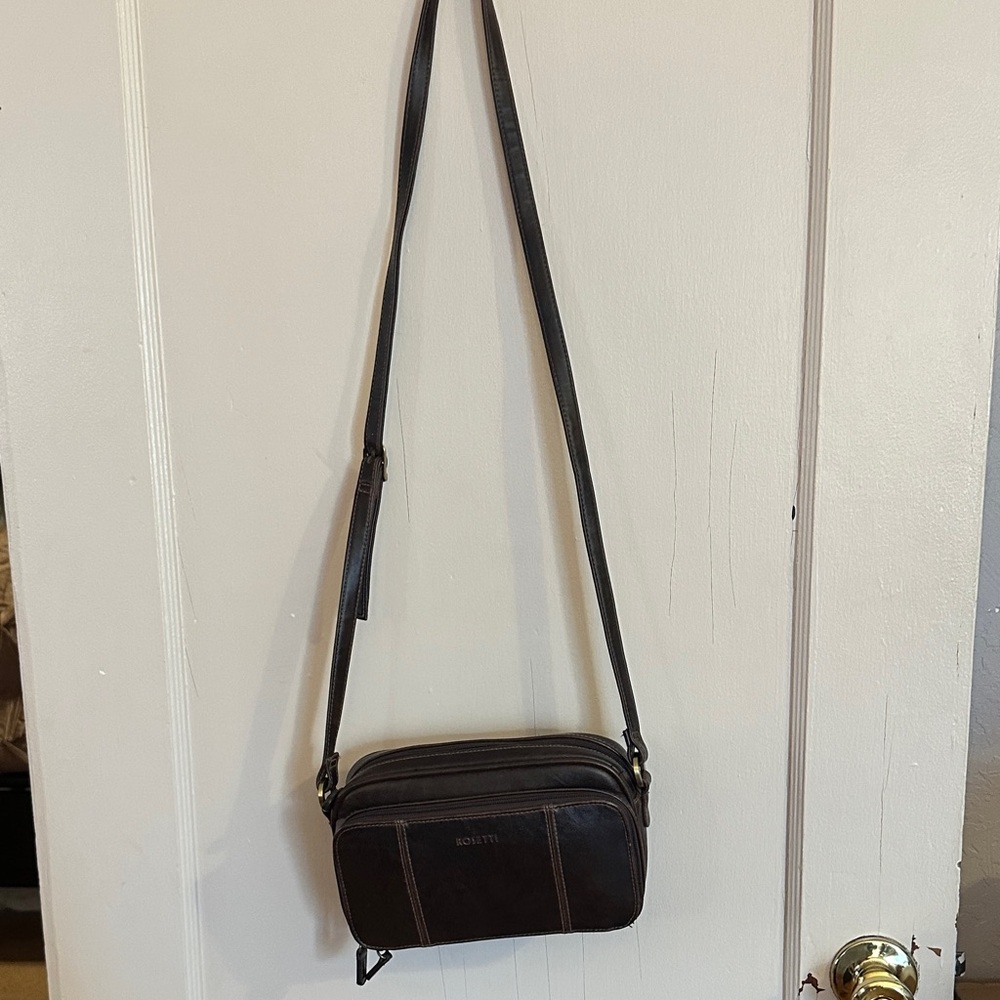 Rosetti Dark Brown Crossbody Bag